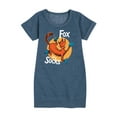 thumbnail image 1 of Fox In Socks Jumping  - Girls Ss Fleece Dress, 1 of 6