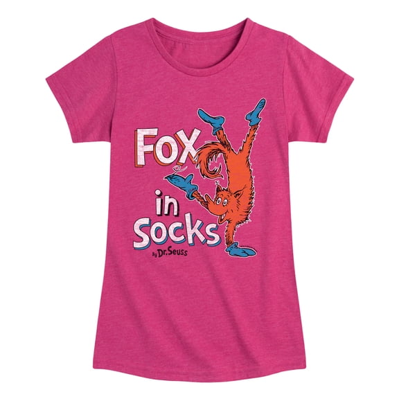 Fox In Sox Book Cover  - Girls Fitted Short Sleeve Tee