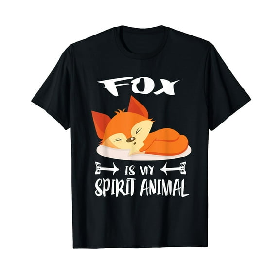 Fox Is My Spirit Animal Funny Gift T-Shirt