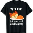 thumbnail image 1 of Fox Is My Spirit Animal Funny Gift T-Shirt, 1 of 5