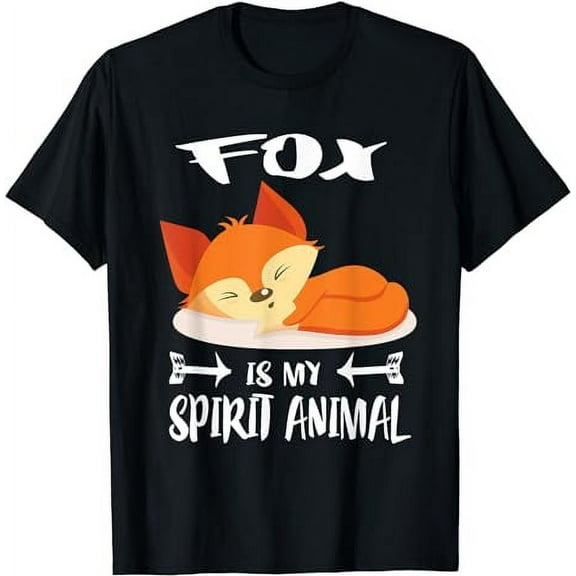 Fox Is My Spirit Animal Funny Gift T-Shirt