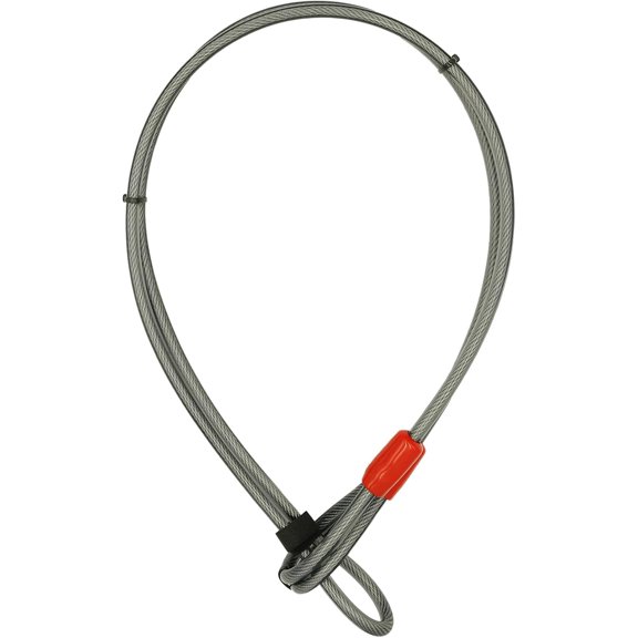 Fox Jr Security Cable - 3.9 ft x 10mm Light to Medium Duty Braided Steel Cable with Vinyl Coating Versatile Lock for Bikes, Scooters, Gates & Outdoor Gear