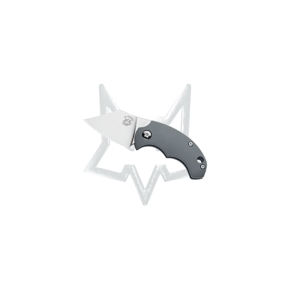 Fox Knives BB Drago Piemontes Pocket Knife N690Co Stainless & Gray FRN