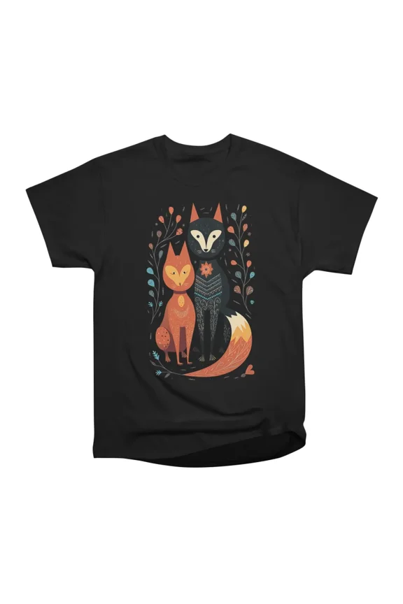 Fox Love T-Shirt Tee Gift For Him Merch For Her Apparel For Friend