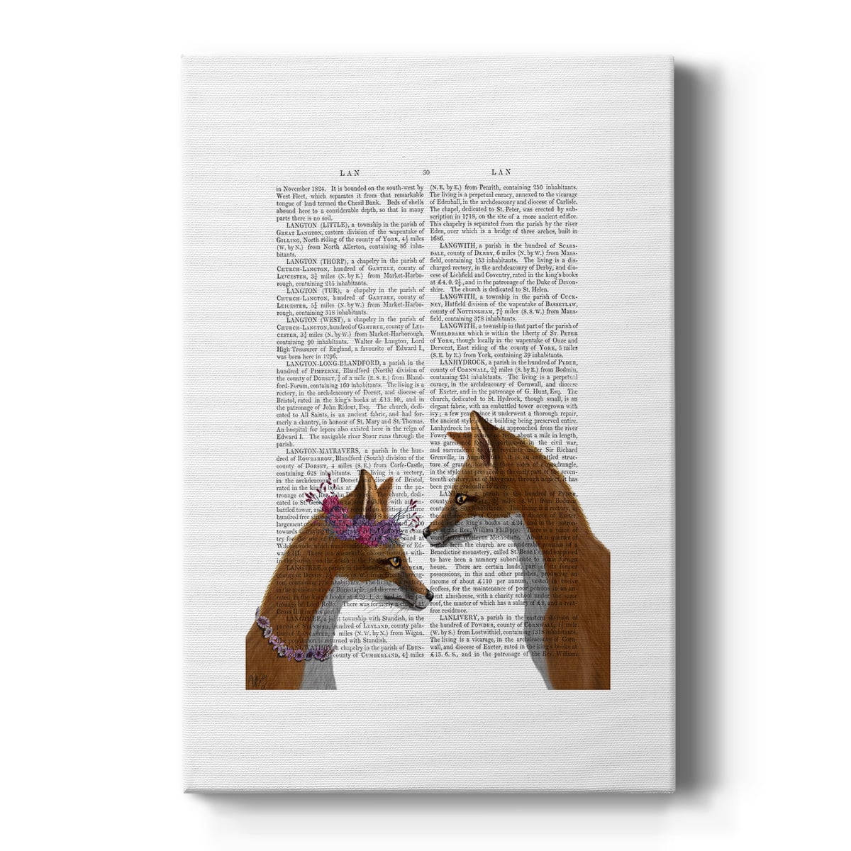 Fox Lovers Premium Gallery Wrapped Canvas - Ready to Hang