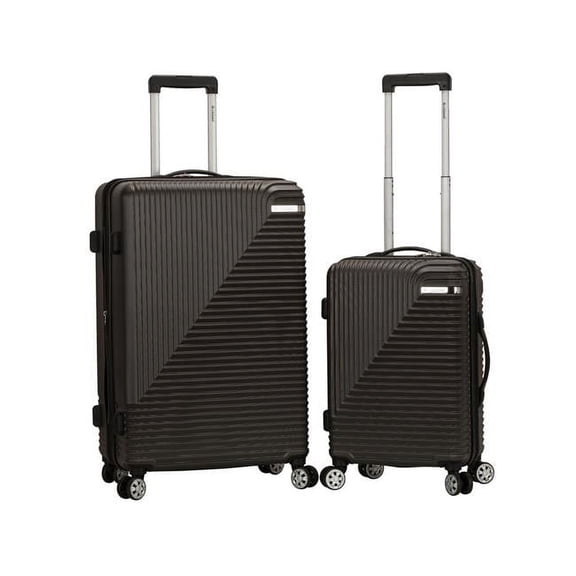 Fox Luggage F242-GREY Star Trail ABS Luggage Set, Grey - 2 Piece