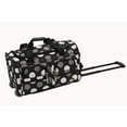 thumbnail image 1 of Rockland Luggage 22" Rolling Duffle Bag, New Black Dot, 1 of 3