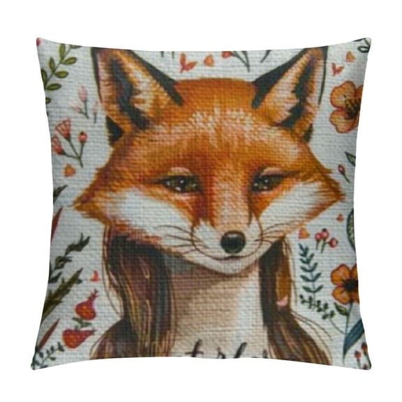 Fox Makeup Bags for Women, Cute Fox Gifts for Girls, Small Travel Fox Cosmetic Bag Zipper Pouch for Teens Daughter Sister Bestie, Funny Animal Lovers Stuff Birthday Christmas Decorations for Mom