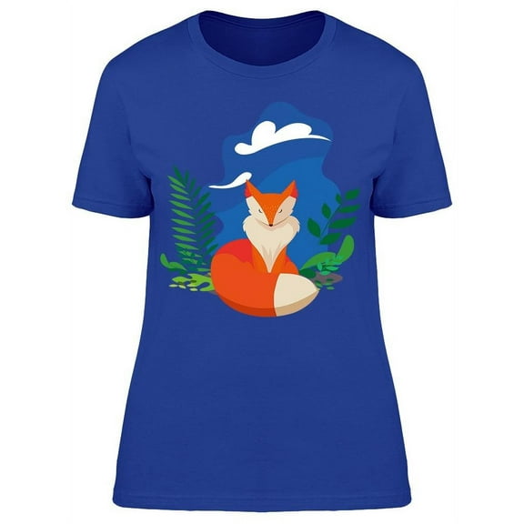 Fox Mammal Happy T-Shirt Women -Image by Shutterstock, Female Medium