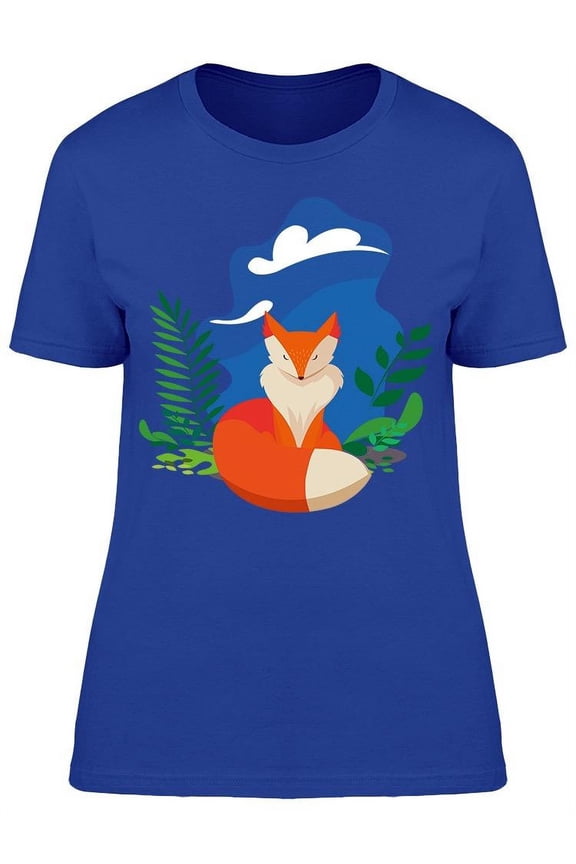 Fox Mammal Happy T-Shirt Women -Image by Shutterstock, Female Medium