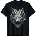 thumbnail image 1 of Fox Mandala Art Animal Wolf Fox T-Shirt, 1 of 3