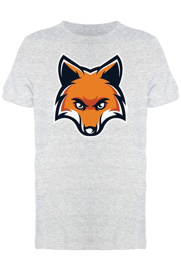 Fox Mascot Graphic Tee Men's -Image by Shutterstock