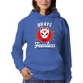 thumbnail image 1 of Fox Mask Brave Fearless Hoodie Women -Image by Shutterstock, Female 5X-Large, 1 of 4