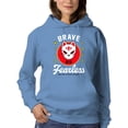 thumbnail image 1 of Fox Mask Brave Fearless Hoodie Women -Image by Shutterstock, Female x-Large, 1 of 4