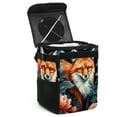 thumbnail image 1 of Fox Mini Trash Can Car Garbage Can Car Trash Can - Foldable with Lid, Leak-Proof, Hanging Storage Bag, 1 of 6