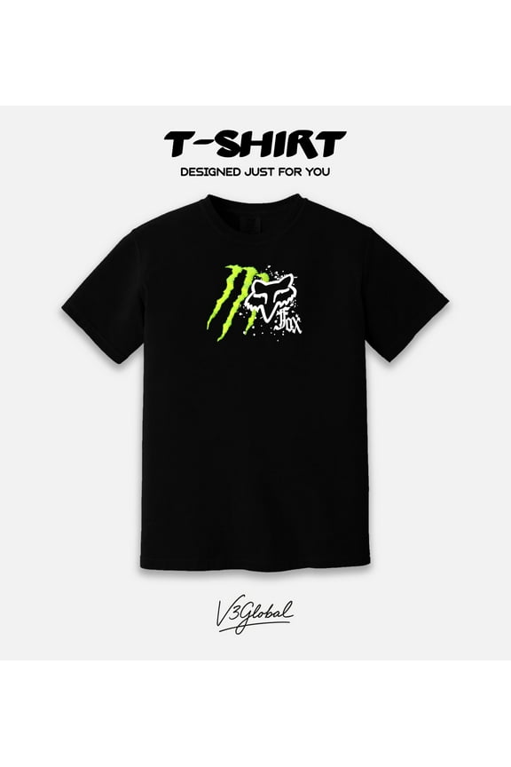 Fox MonsterEnergy Motocross MX DXZ Comfort Color T-Shirt, for men & women, up to size 4XL