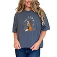 thumbnail image 1 of Fox Moon Phases T-Shirt, Mystical Animal Tee, Nature Lover Gift, Celestial Fox Art Apparel, Woodland Creature Shirt, Unique Design Top, Denim Comfort Colors T-Shirt, Small, 1 of 1
