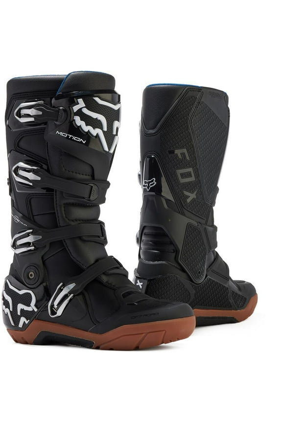 Fox Motion X Boots (8, Black/Gum)