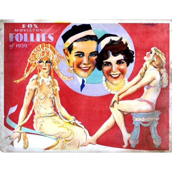 Fox Movietone Follies Of 1929 Canvas Art - (28 x 22)