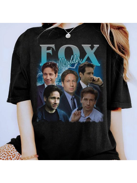 Fox Mulder Shirt Fox Mulder Vintage Shirt Fox Mulder Homage Shirt Fox Mulder Bootleg Shirt The X-Files Shirt X Files Movie Shirt