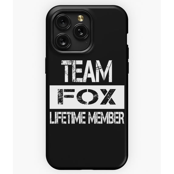 Fox Name Fox Lifetime Member Funny G7614 Phone Case for iPhone17 16 15 14 13 12 11 Pro Max