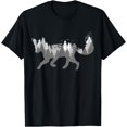 thumbnail image 1 of Fox Nature Outdoor Hiking Camping Hunting Gift Unisex T-Shirt for Men Women Kids,Black Color,Size L, 1 of 5