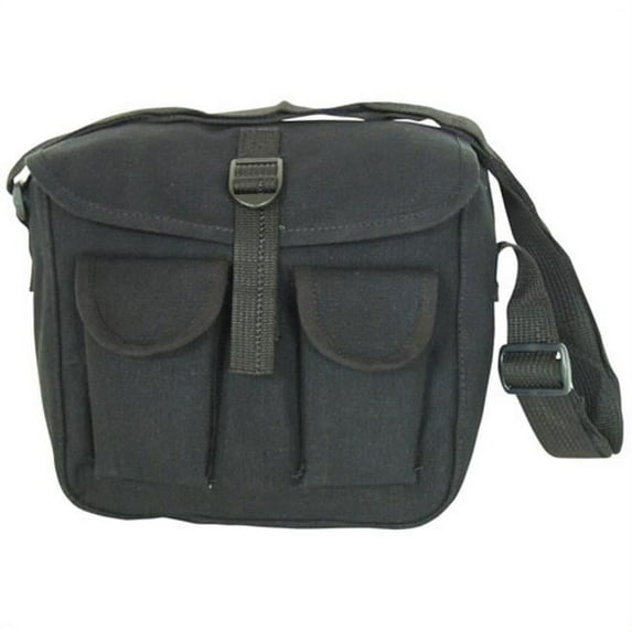 Fox Outdoor 42-33 BL 13 x 9.5 in. A mmo Utility Shoulder Bag, Black - Large