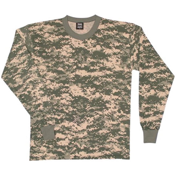 Fox Outdoor 64-337 XS Youths Long Sleeve T-Shirt, Terrain Digital - Extra Small