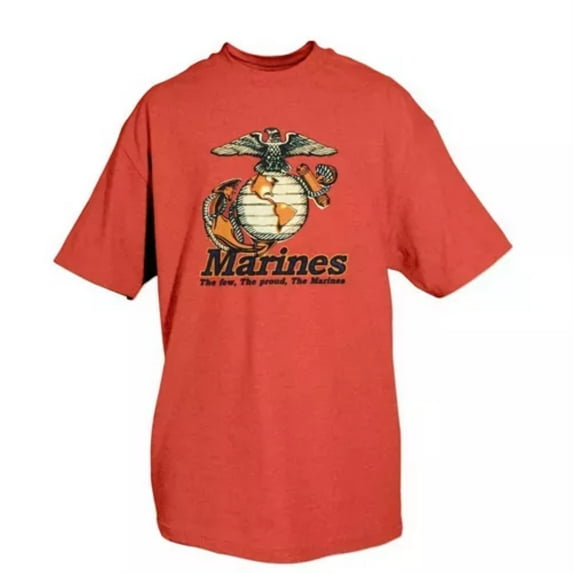 Fox Outdoor 64-42 XXL Marines One-Sided Imprinted T-Shirt