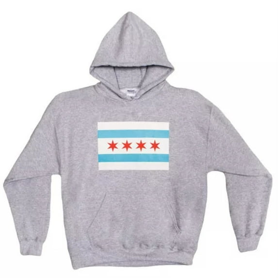 Fox Outdoor 64-8502 S City of Chicago Flag Men's Pullover Hoodies
