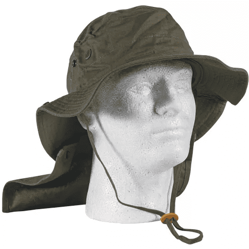 JUNGLE 01 / HAT / COTTON. WEATHER★OLIVE US Olive Green Boonie Jungle Cap - RipStop Military Army