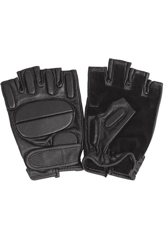 Half Finger Rappelling Glove - Black XL