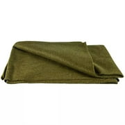 Fox Outdoor 818-4 French Army Style Wool Blanket - French Olive