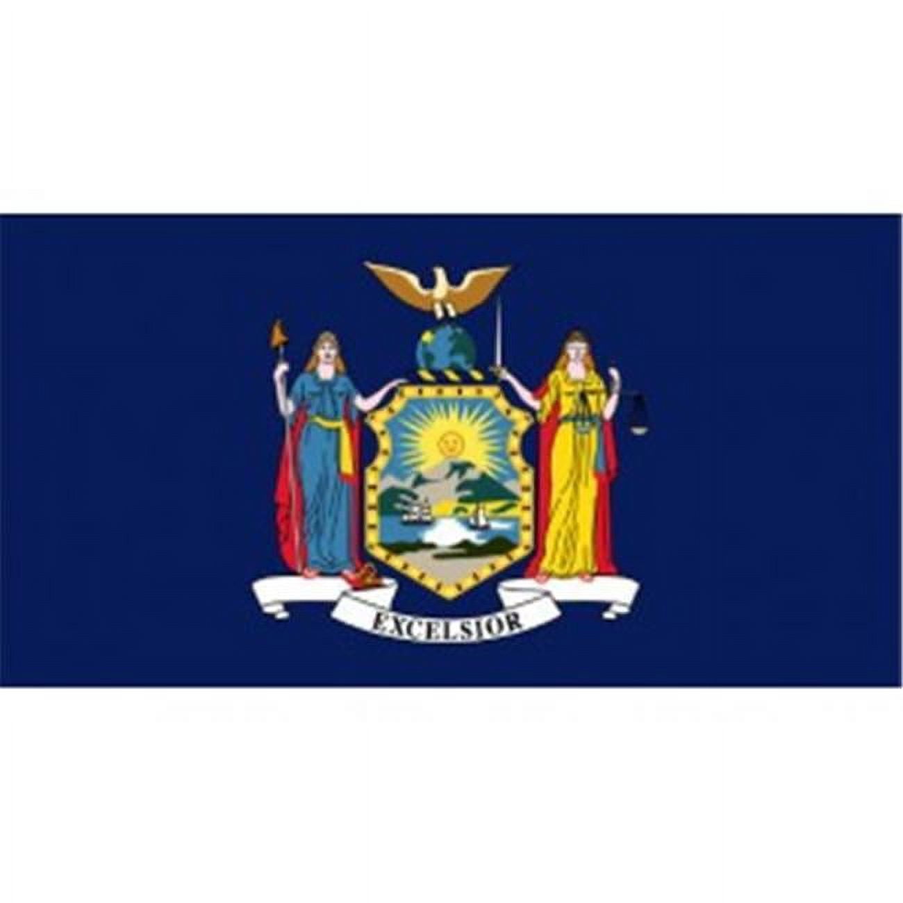 Fox Outdoor 84632 3 x 5 ft. New York State Flag