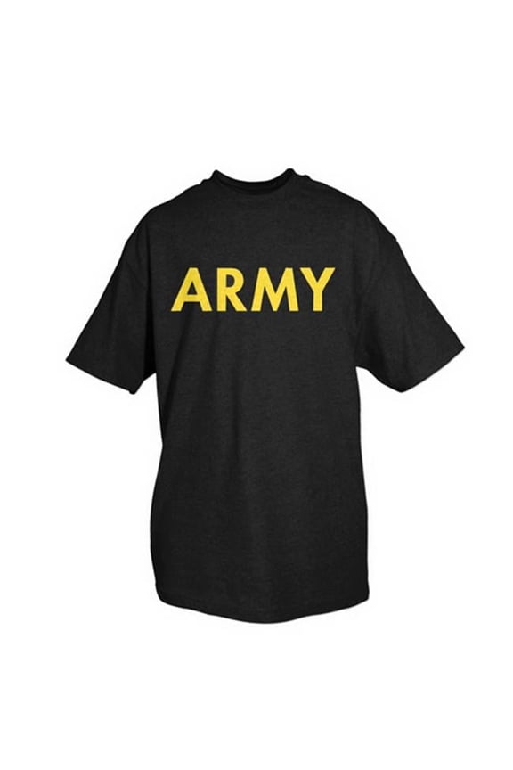 Army One-Sided Imprinted T-Shirt - Black - Large