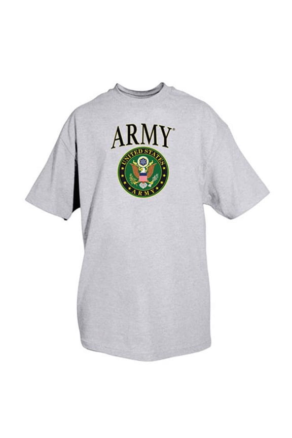 Army One-Sided Imprinted T-Shirt - Heather Grey - Large