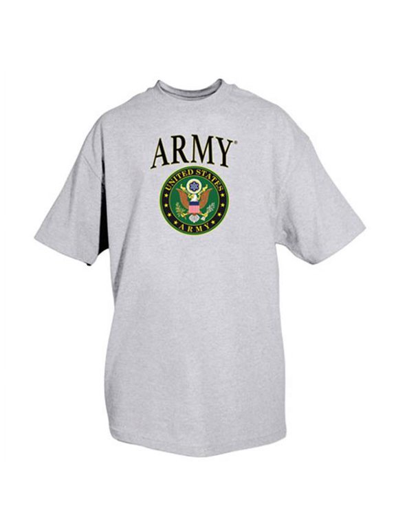 Army One-Sided Imprinted T-Shirt - Heather Grey - Large