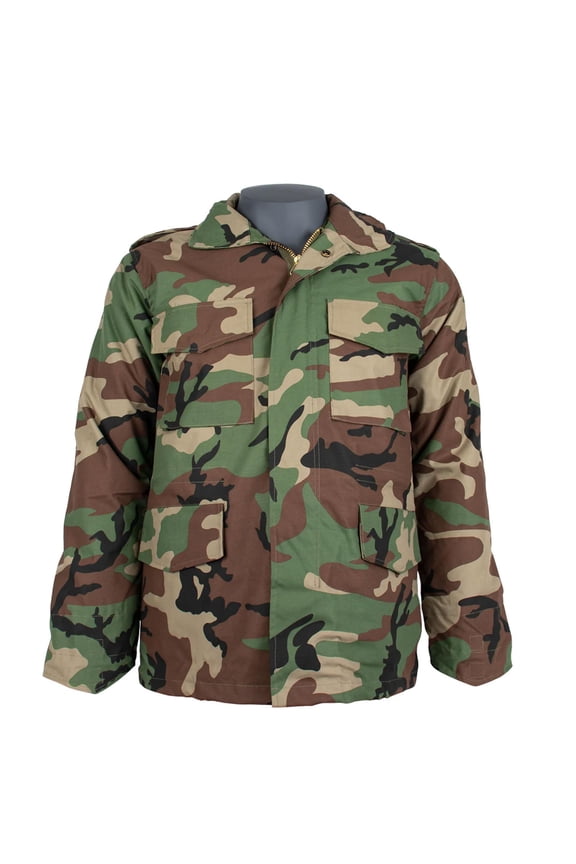 Products M65 Field Jacket with Liner, Woodland Camouflage, 4X-Large,68-34 4XL