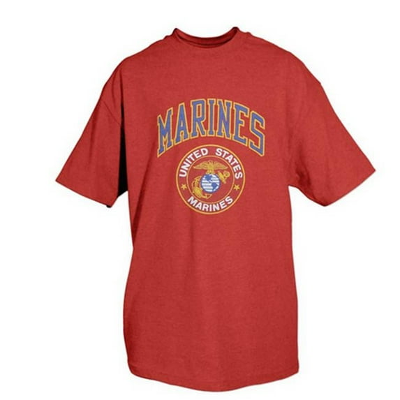 Fox Outdoor Marines One-Sided Imprinted T-Shirt - Red - 3XL