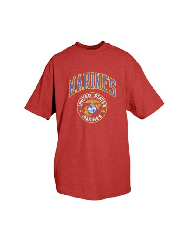 Marines One-Sided Imprinted T-Shirt - Red - 3XL