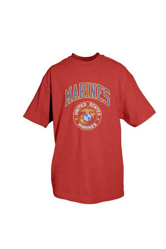 Marines One-Sided Imprinted T-Shirt - Red - Extra Large
