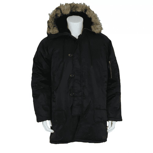Fox Outdoor N-3B Parka, Black, Large
