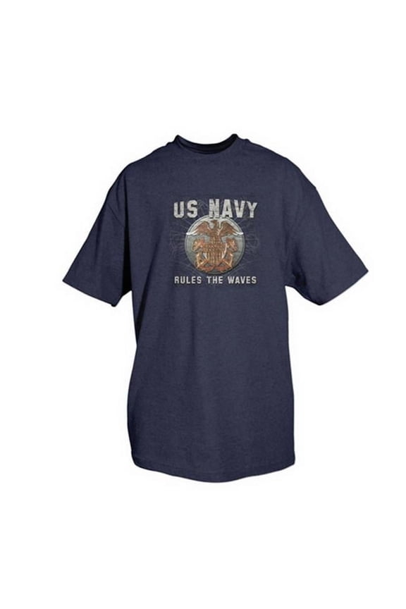 Navy One-Sided Imprinted T-Shirt - Navy - Small