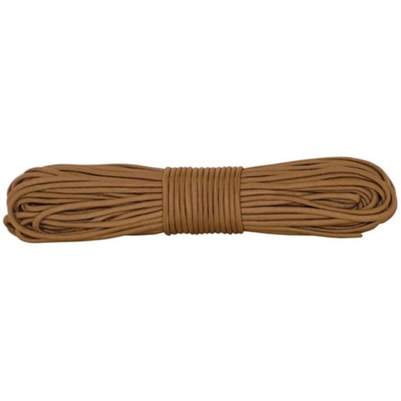 Fox Outdoor Nylon Braided Paracord - Coyote(Tan) - 100 ft. Hank