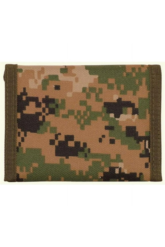 Nylon Commando Wallet - Digital Woodland Camo