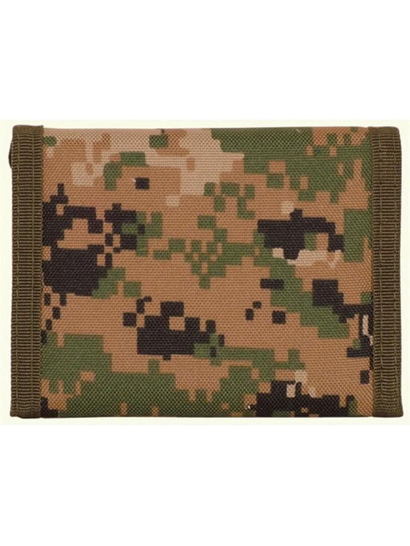 Nylon Commando Wallet - Digital Woodland Camo