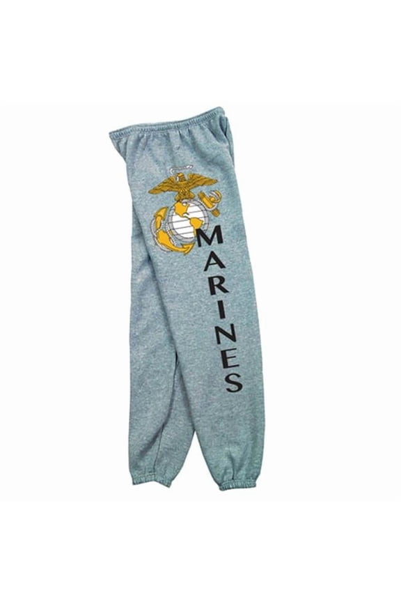 MARINES LOGO MENS SWEATPANT GREY - XXXL