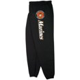 thumbnail image 1 of Marines With Logo Mens Sweatpant Black - Medium, 1 of 1