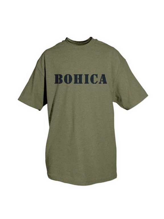 Themed One-Sided Imprinted T-Shirts - Olive Drab - Small