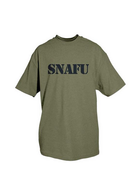 Themed One-Sided Imprinted T-Shirts - Olive Drab - Small